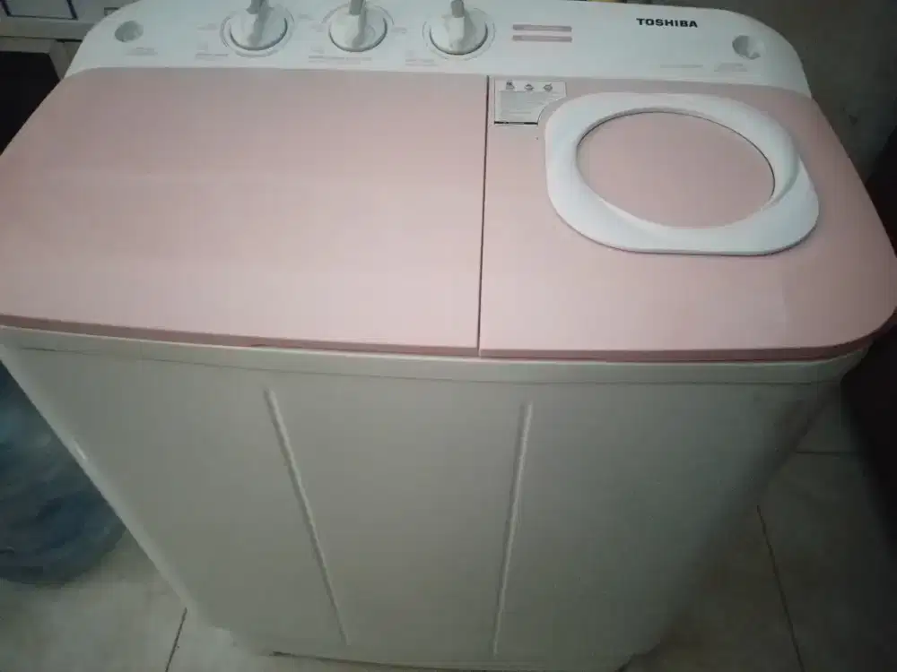 Jual mesin cuci 2 tabung merek Toshiba