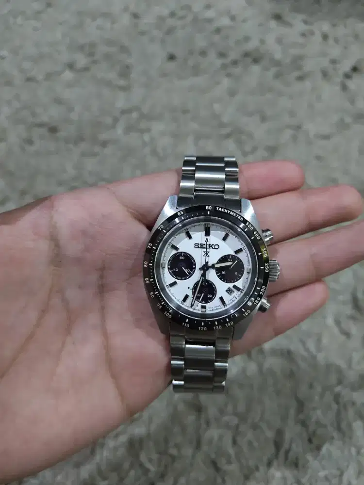 Seiko SSC813P1 Speedtimer Seitona Panda Fullset Mulus
