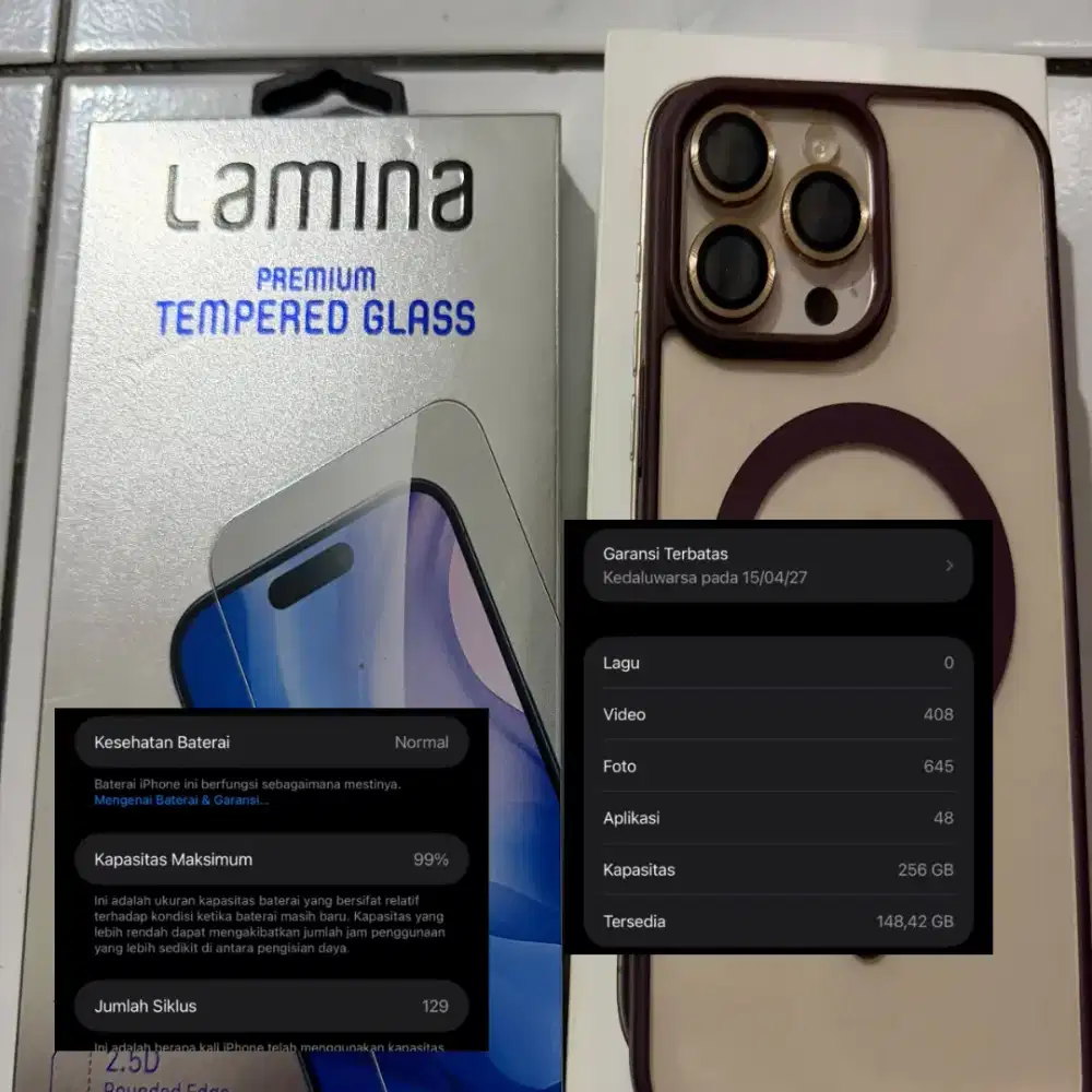 Iphone 16 promax ibox masih garansi