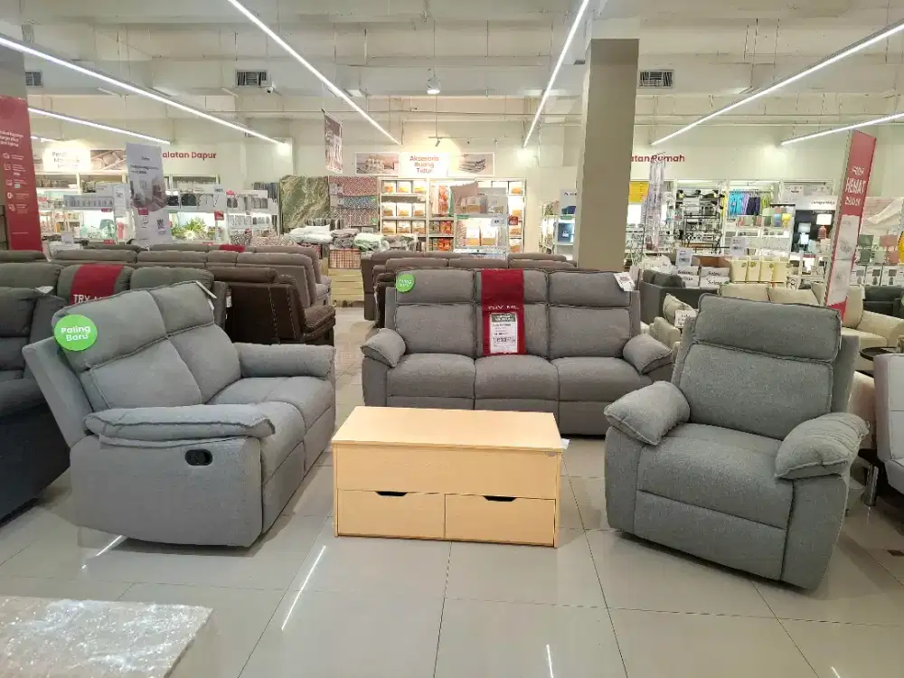 PROMO SOFA SET RECLINER TERBARU CICILAN 0%