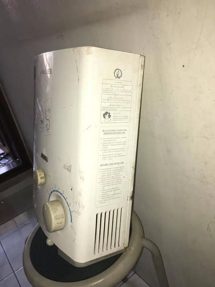 water heater merk wasser type WH 506