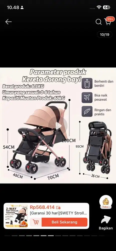 Stoller bayi free bantalan