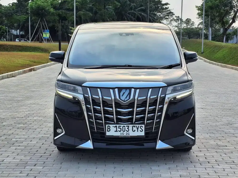 Alphard G ATPM facelift sensing 2020 Warna hitam