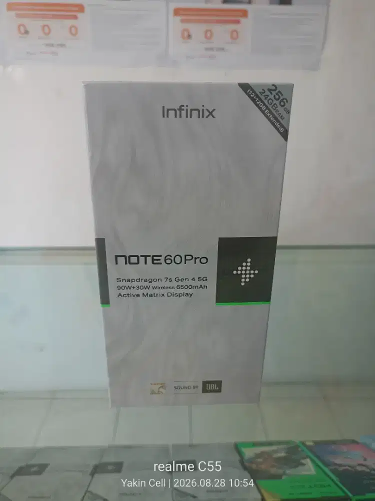 Infinix Note 60 Pro 5G 12+12/256 GB Snapdragon 7s Gen 4 Garansi Resmi