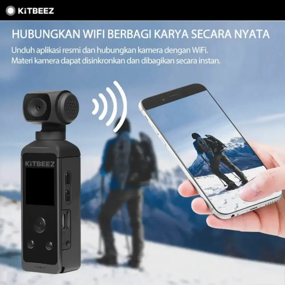 Kamera Digital Pocket Kitbeez KA2 4K