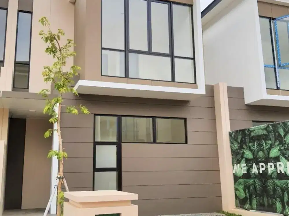 Rumah luas 7x14 98m type 3KT cluster Matana Asya JGC Jakarta garden city