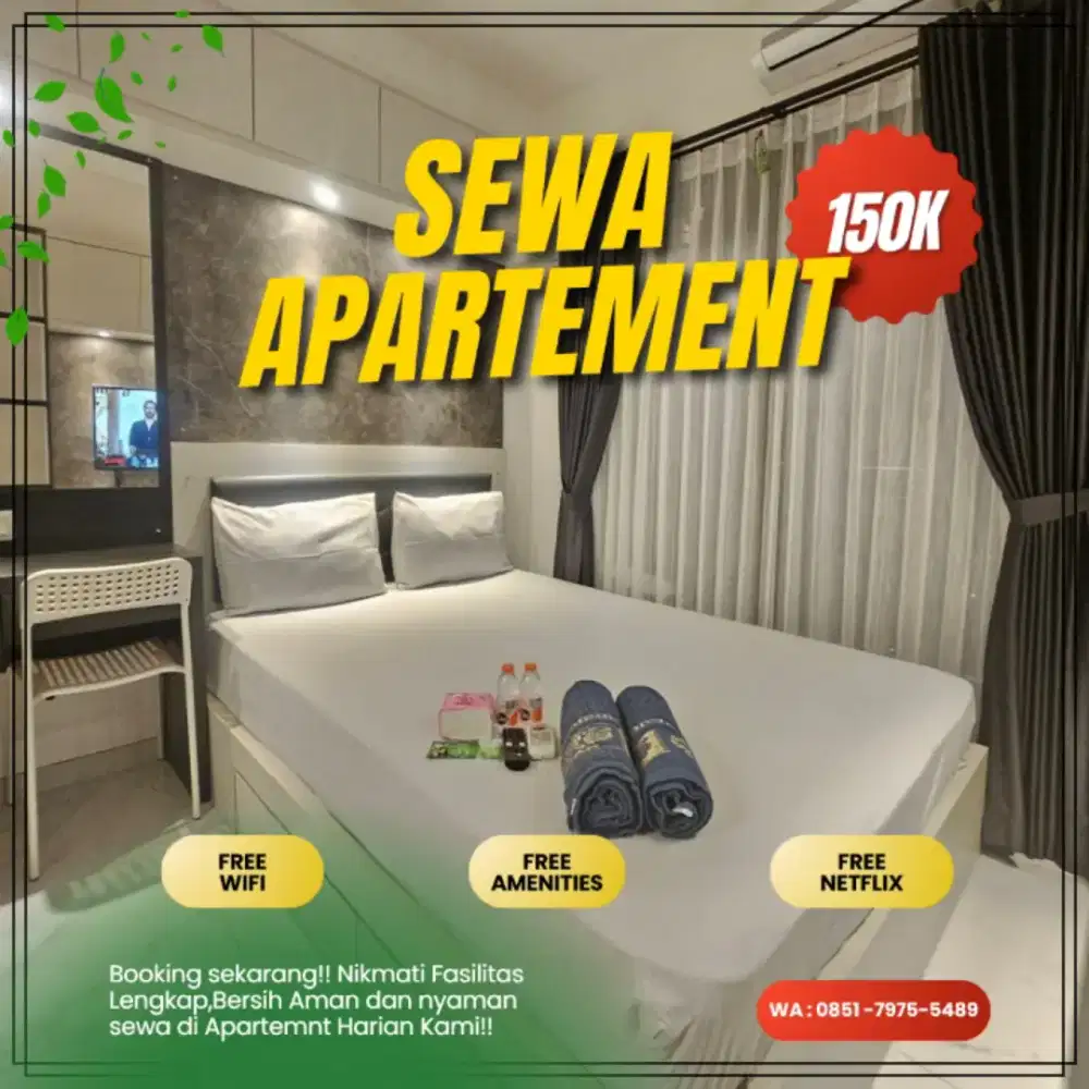 Sewa Apartemen SKYHOUSE BSD Harian/Transit Termurah Tangerang