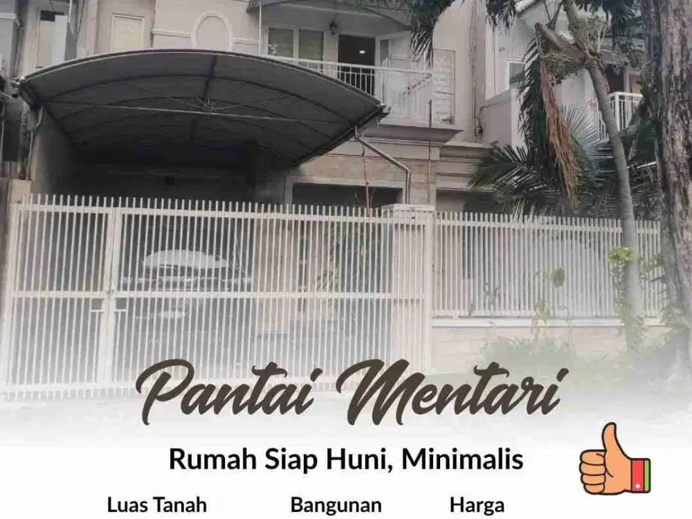 Rumah Pantai Mentari, Siap Huni, Minimalis