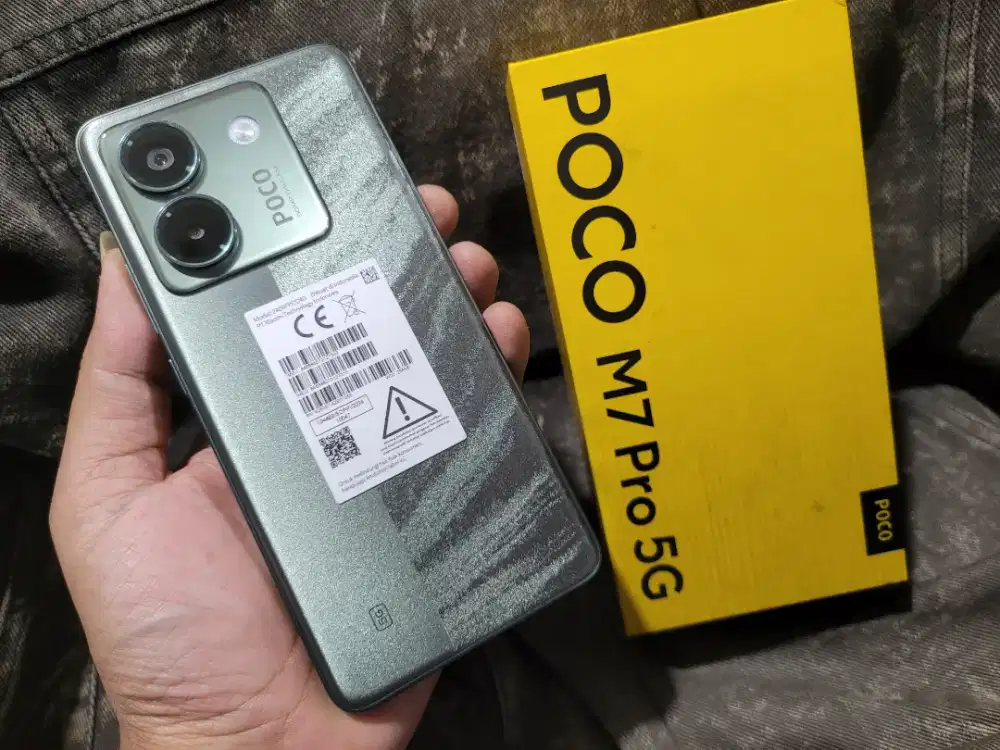 Poco M7 Pro 5G ram 8/256gb mulus istimewa fullset original