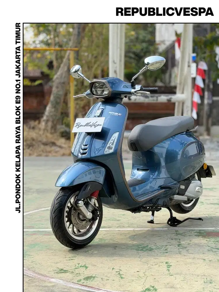 TERMURAH VESPA SPRINT 150 IGET ANNIVERSARY 10TH LIMITED EDITION BLUE