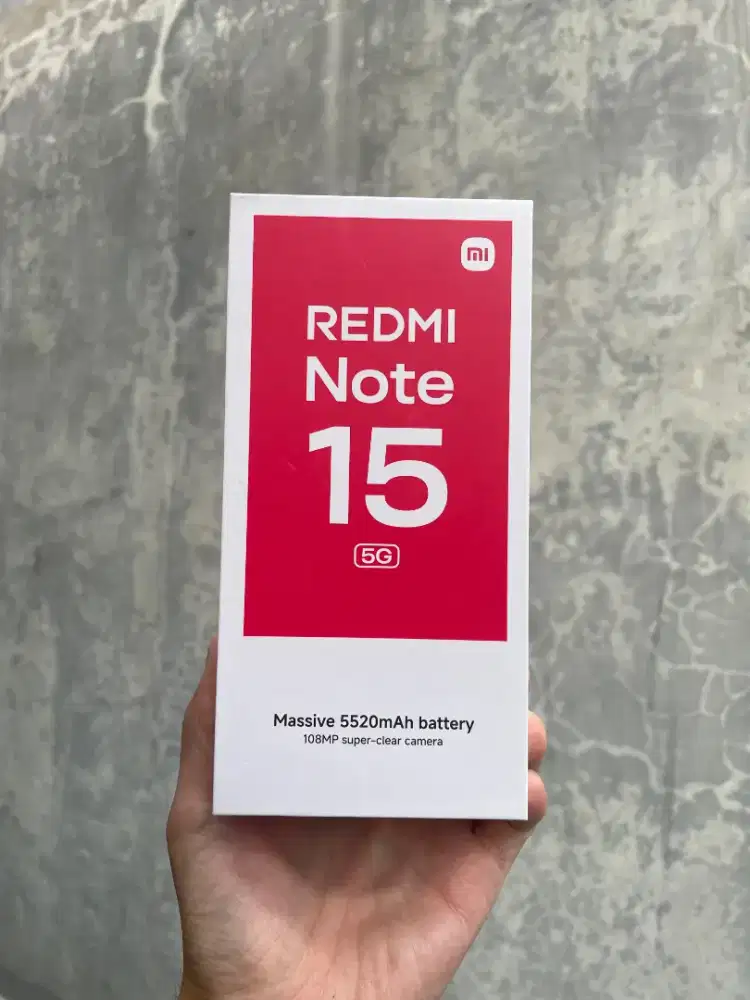 Redmi Note 15 5G RAM 12/512GB garansi Desember 2027 fullset