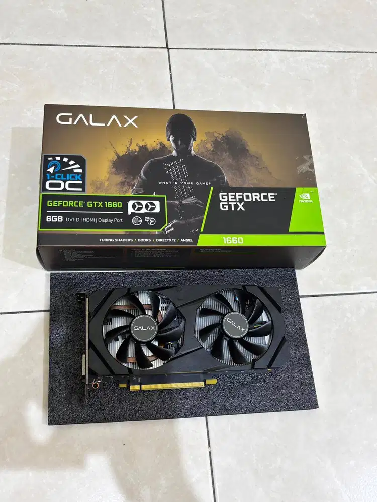 GALAX Geforce GTX 1660 6GB DDR5 (1-Click OC)