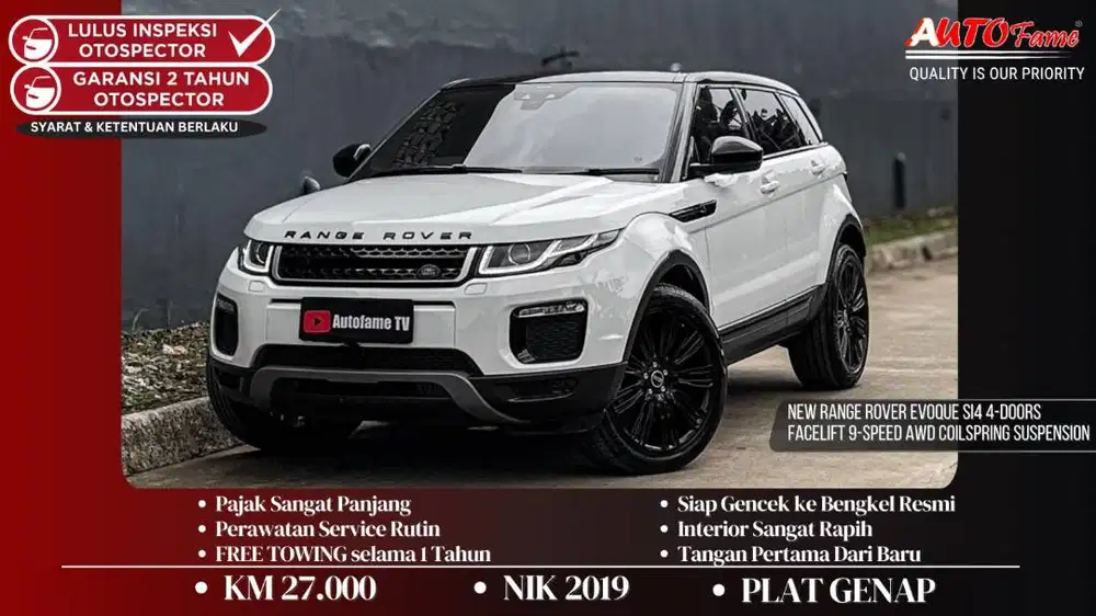 KM27RB Range Rover Evoque Si4 4-Doors Facelift 9-Speed AWD COILSPRING
