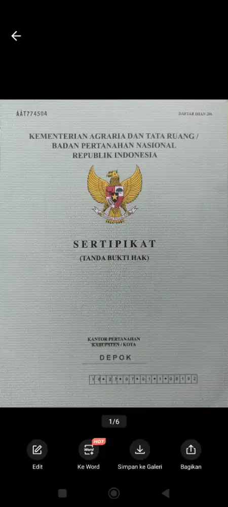 Dijual Rumah 1 km dari stasiun citayam