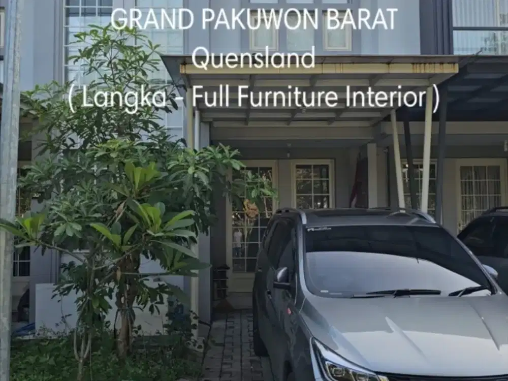 DIJUAL RUMAH FULL FURNISHED GRAND PAKUWON BARAT