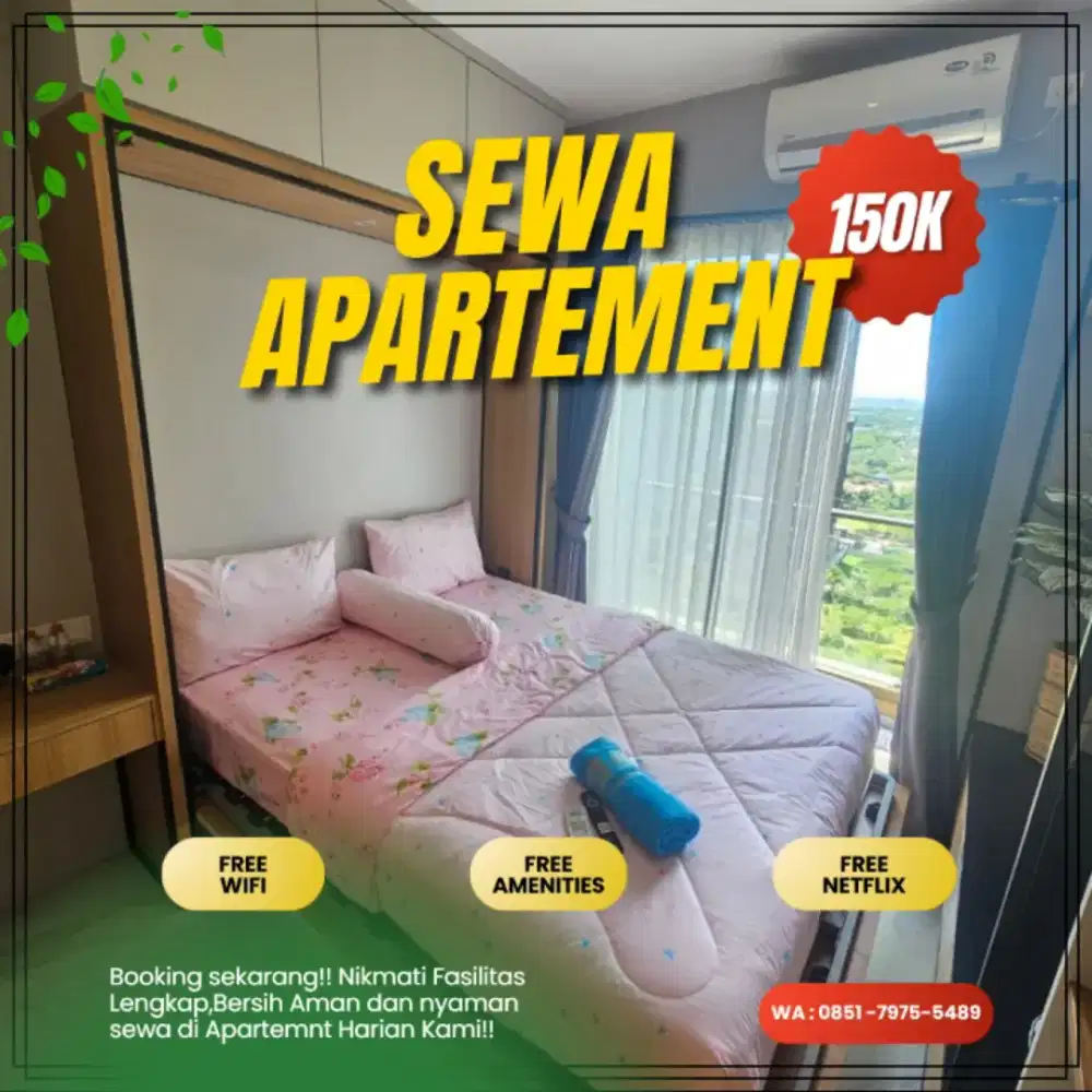 Sewa Apartemen SPRINGWOOD RESIDENCE Tangerang Harian Transit Termurah