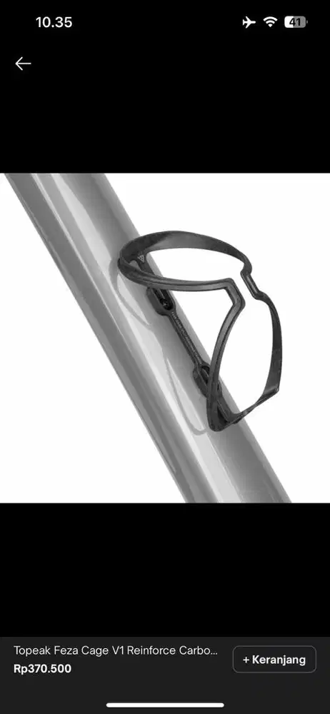 Bottle cage carbon Topeak feza 18gr