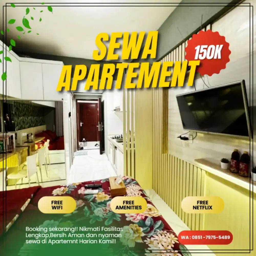 Sewa Apartemen BINTARO ICON Tangerang Selatan Harian/Transit Termurah