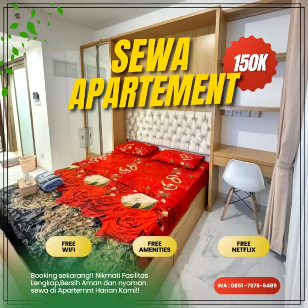 Sewa Apartemen LOFTVILLES CITY Tangerang Harian/Transit Termurah