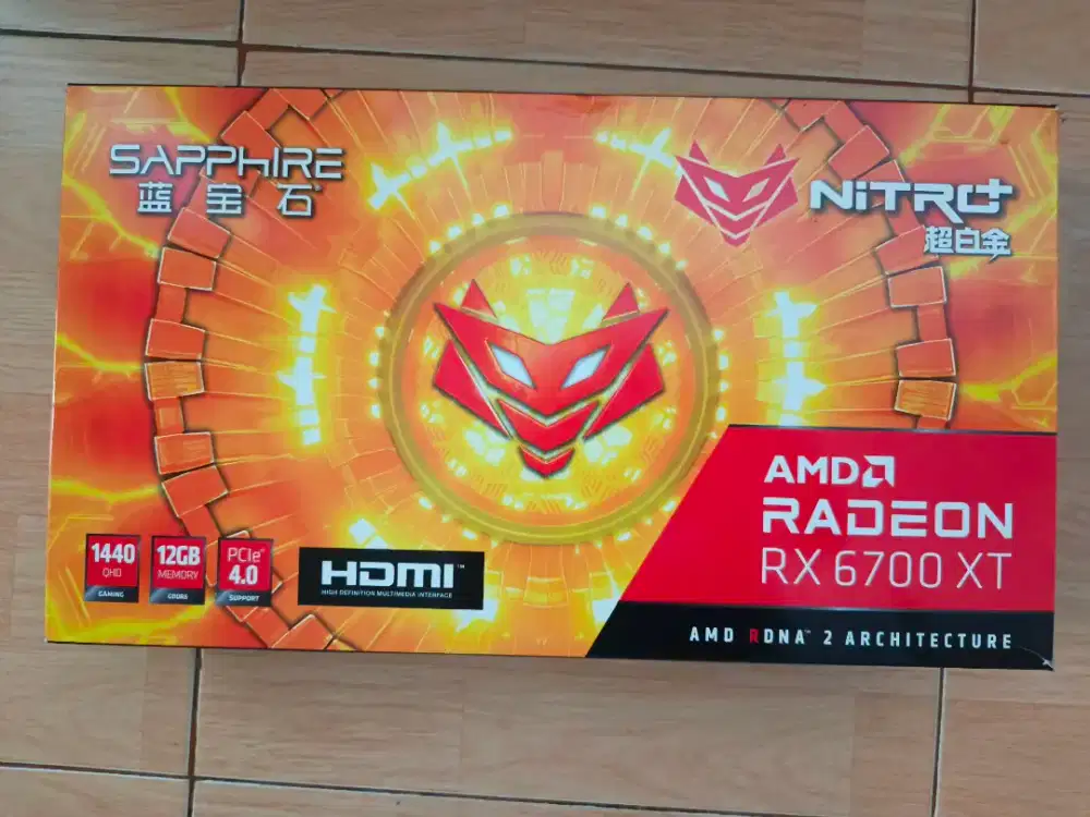 VGA Card RX 6700XT 12Gb Saphire Nitro+