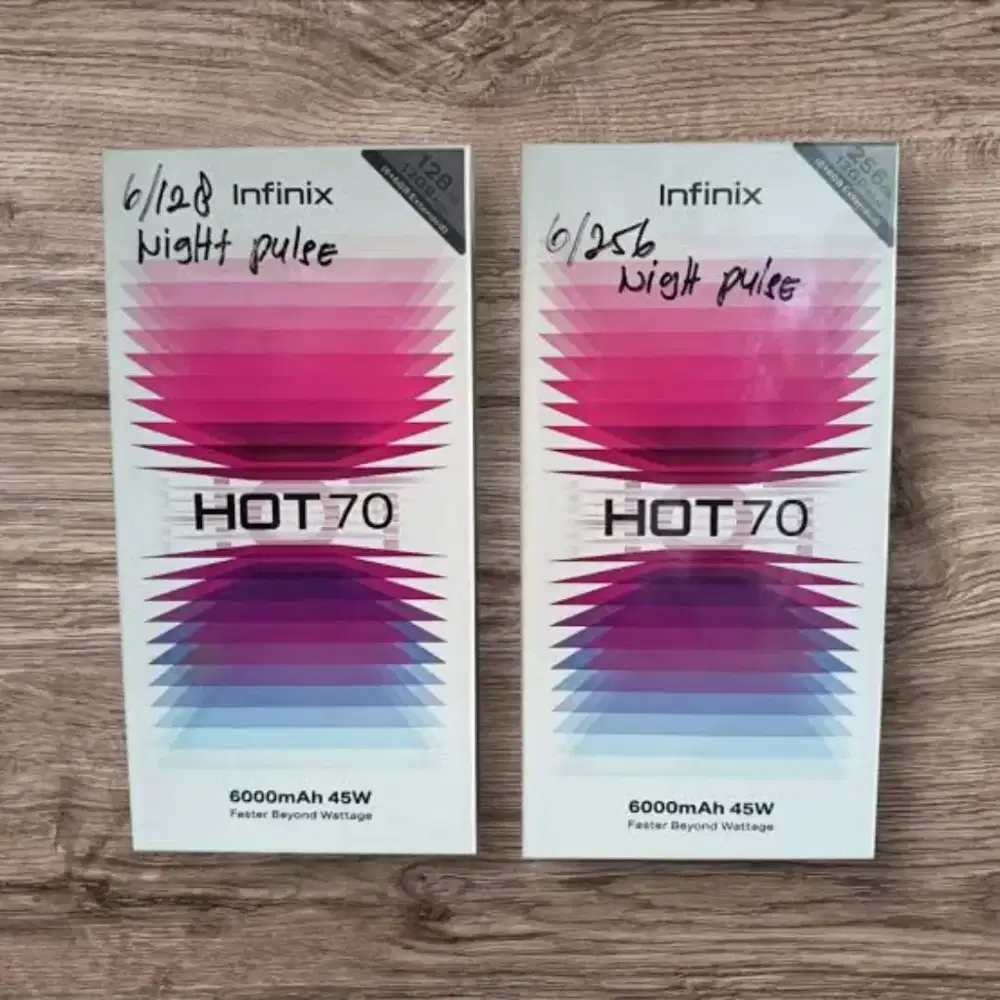 INFINIX HOT 70 6/256GB GARANSI RESMI 1 TAHUN