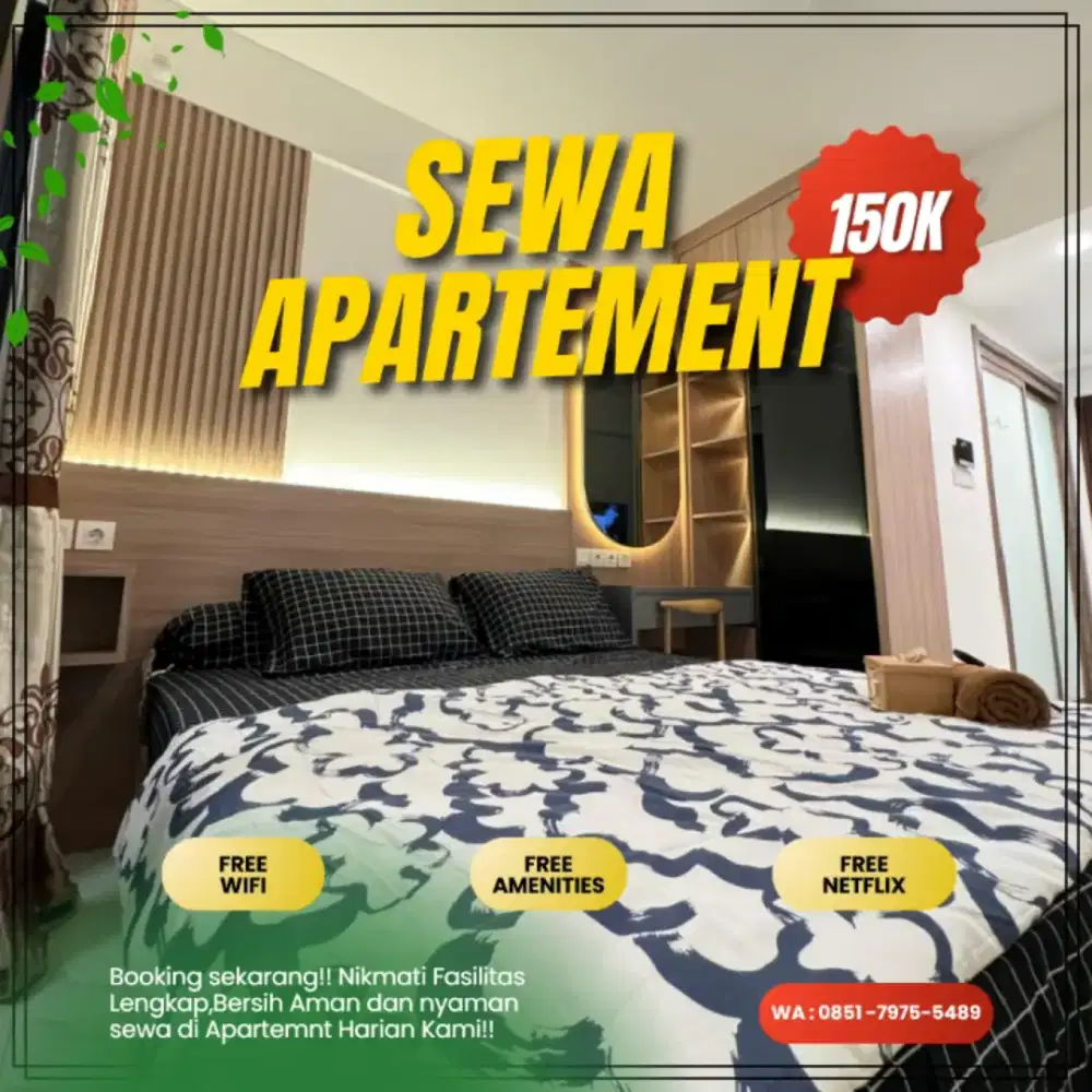 Sewa Apartemen URBANTOWN SERUA Harian/Transit Tangerang Termurah