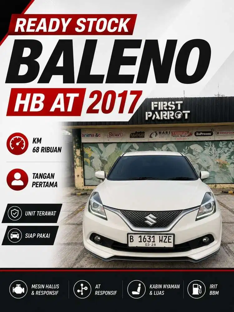 Suzuki Baleno 2017 Bensin