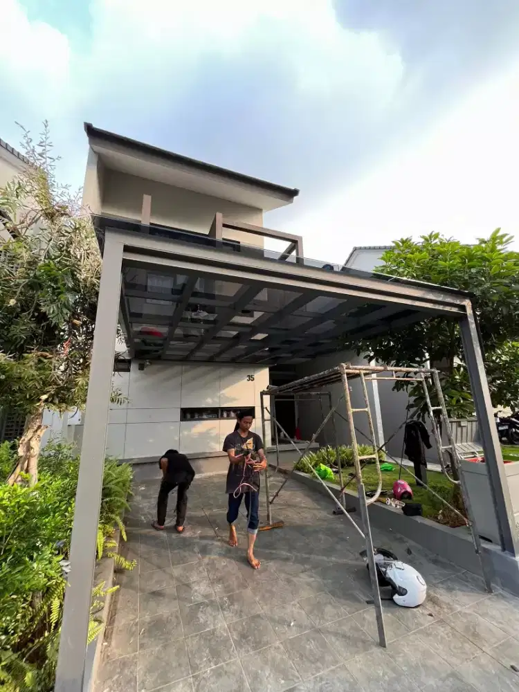 Canopy atap kaca