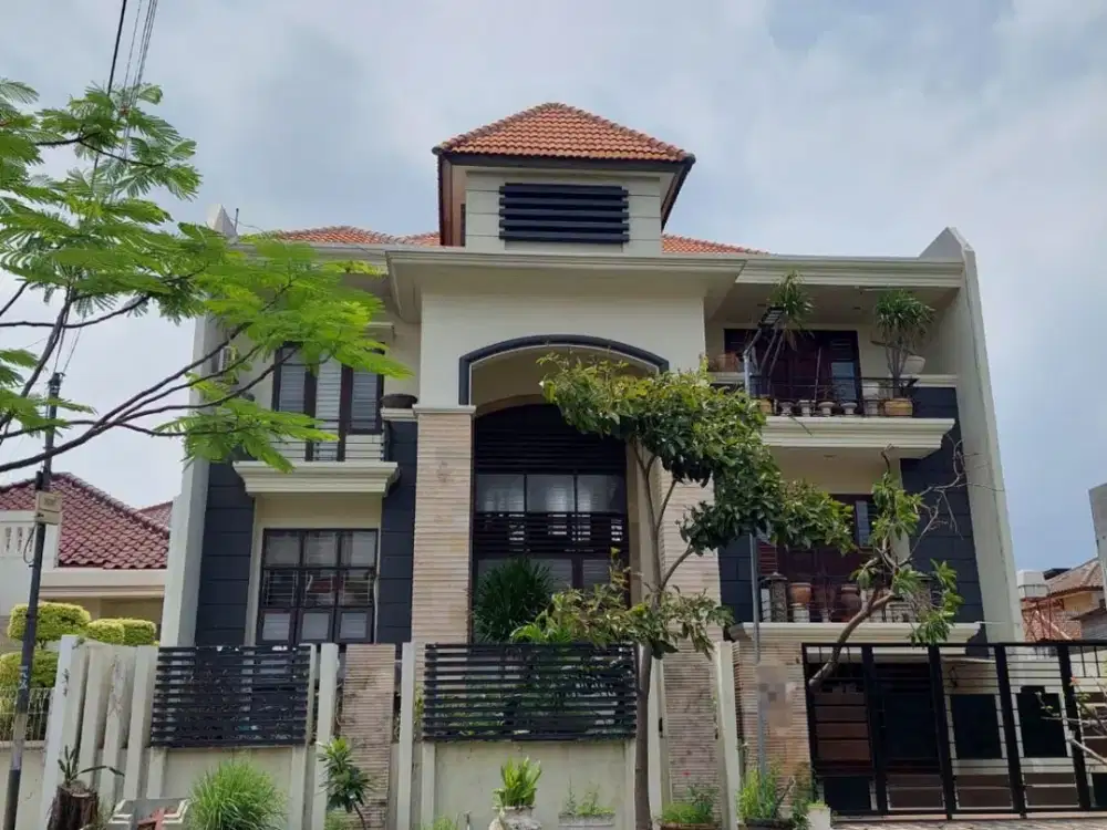 For Sale Rumah Mewah Raya Sutorejo Prima Surabaya Timur Jalan Kembar Siap Huni