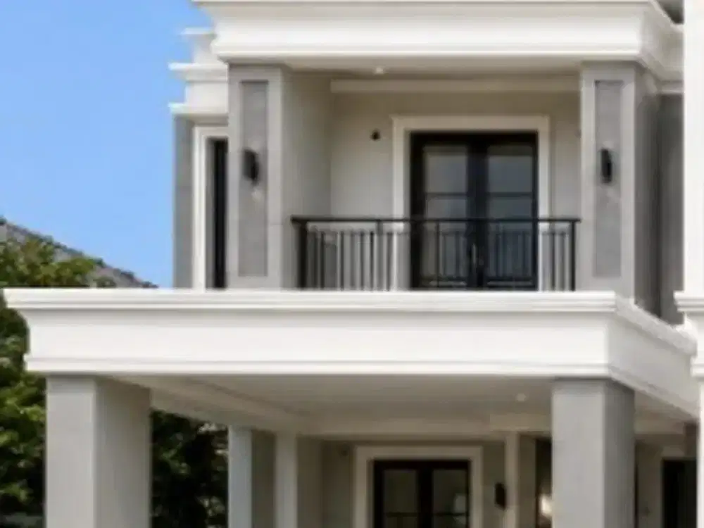 RUMAH MANYAR KERTOADI  NEW MINIMALIS Hadap Timur Selatan • Row Jalan 5 mobil