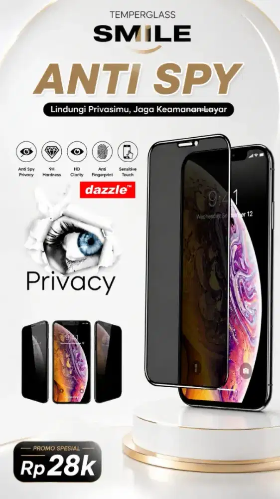 Temperglass Smile Privacy