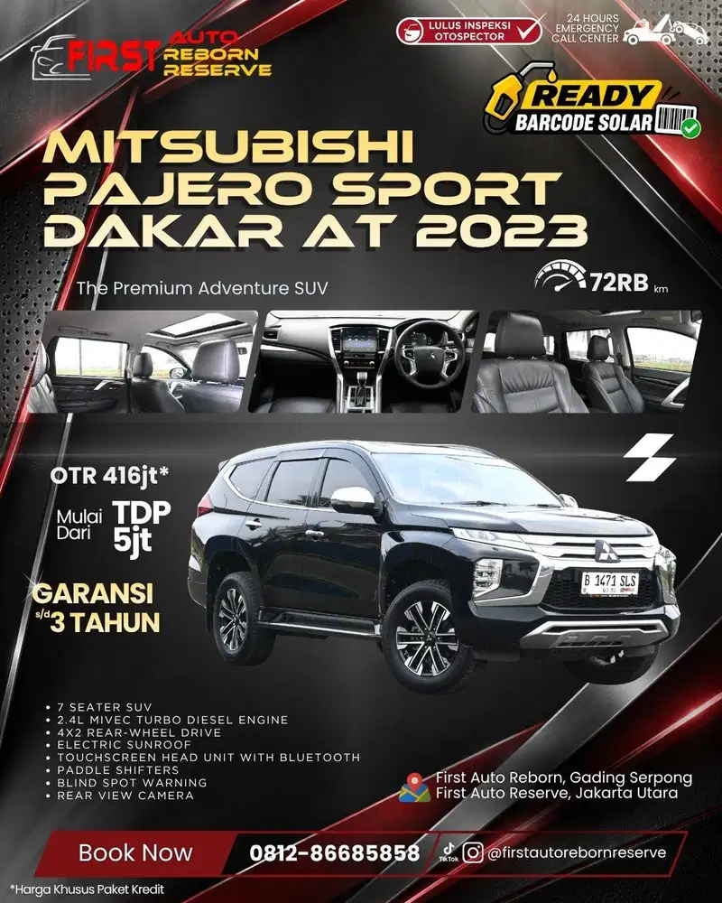 (TDP5jtan) Mitsubishi Pajero Sport Dakar 4x2 AT 2023