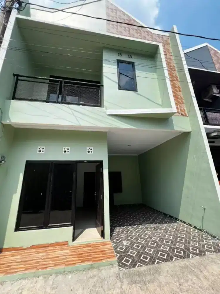Rumah Baru 2 Lantai Di Perumahan Cluster Di Bojonggede