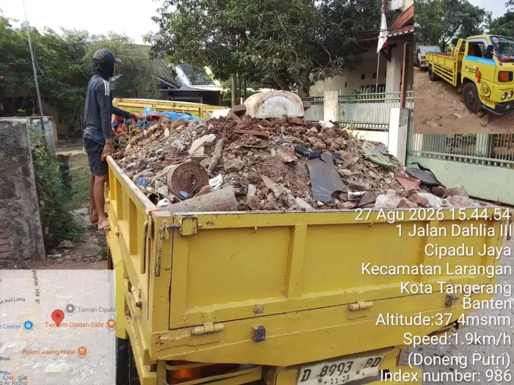 Jasa angkut puing dan tanah