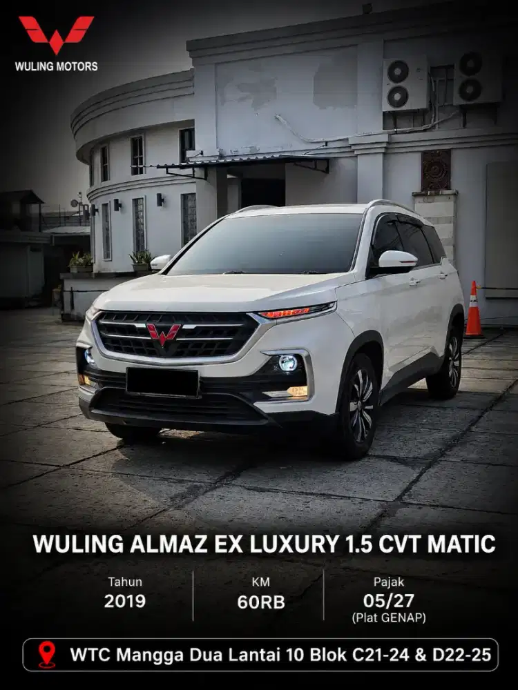 Wuling Almaz Ex luxury 1.5 cvt matic 2019