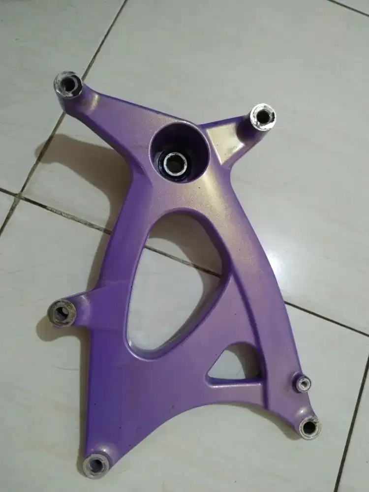 Knalpot & cover stylo ( wtp clear belkote) dan Arm original stylo