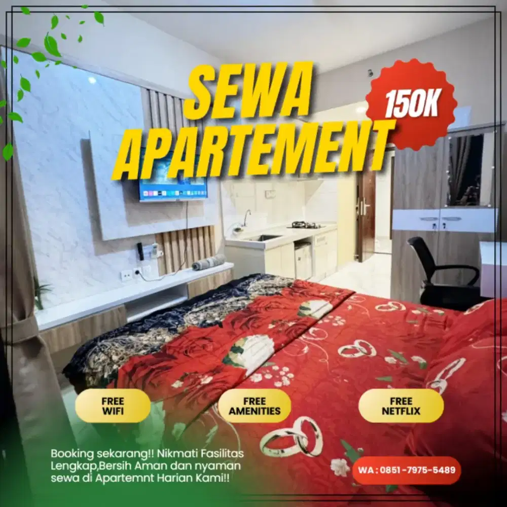 Sewa apartemen Serpong Green View Tangerang Harian/Transit Termurah
