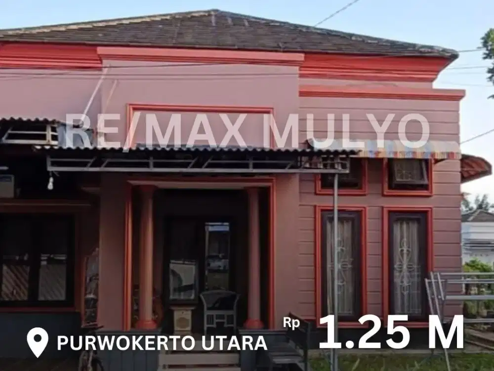 Dijual Rumah Luas Siap Huni Area Purwokerto Utara