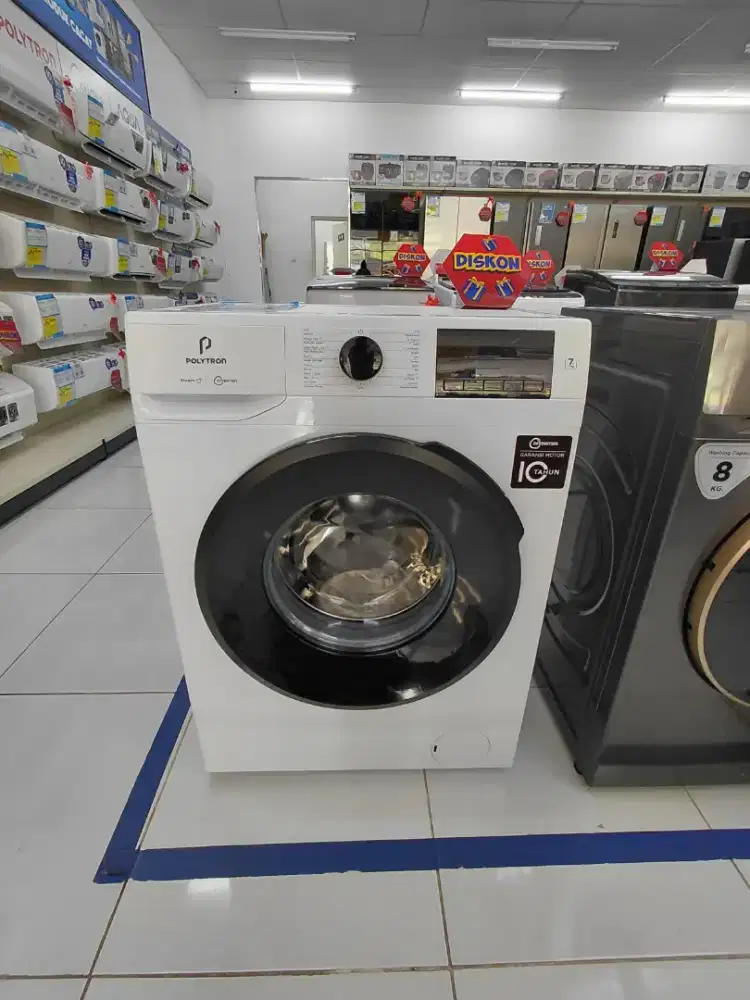 Mesin Cuci POLYTRON 7kg Inverter
