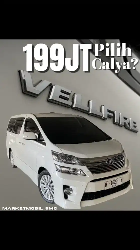 Vellfire 2013 facelift