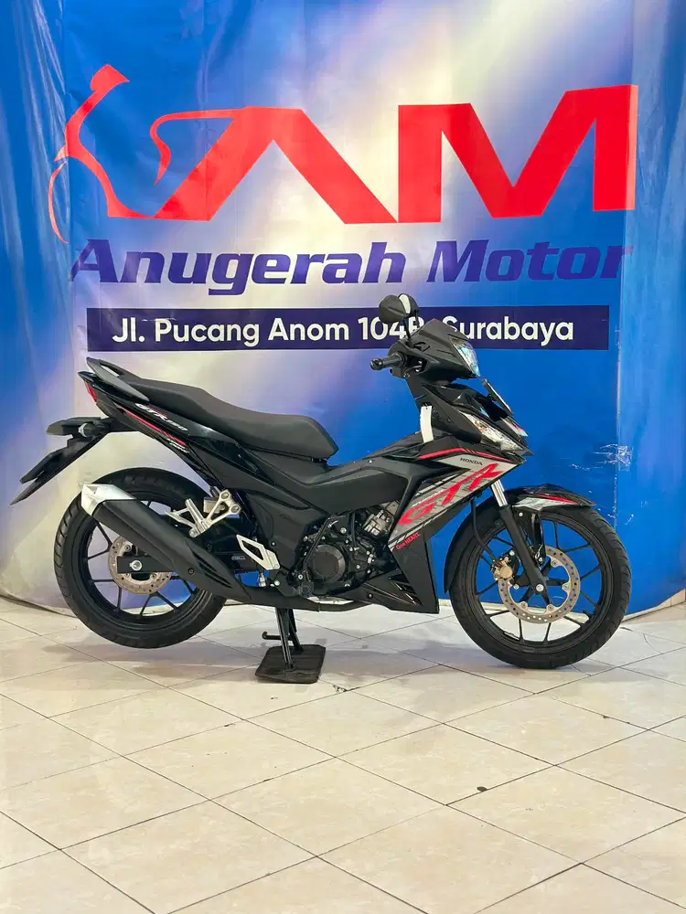 KM 500 perak Honda Supra GTR 150 2026 Sporty