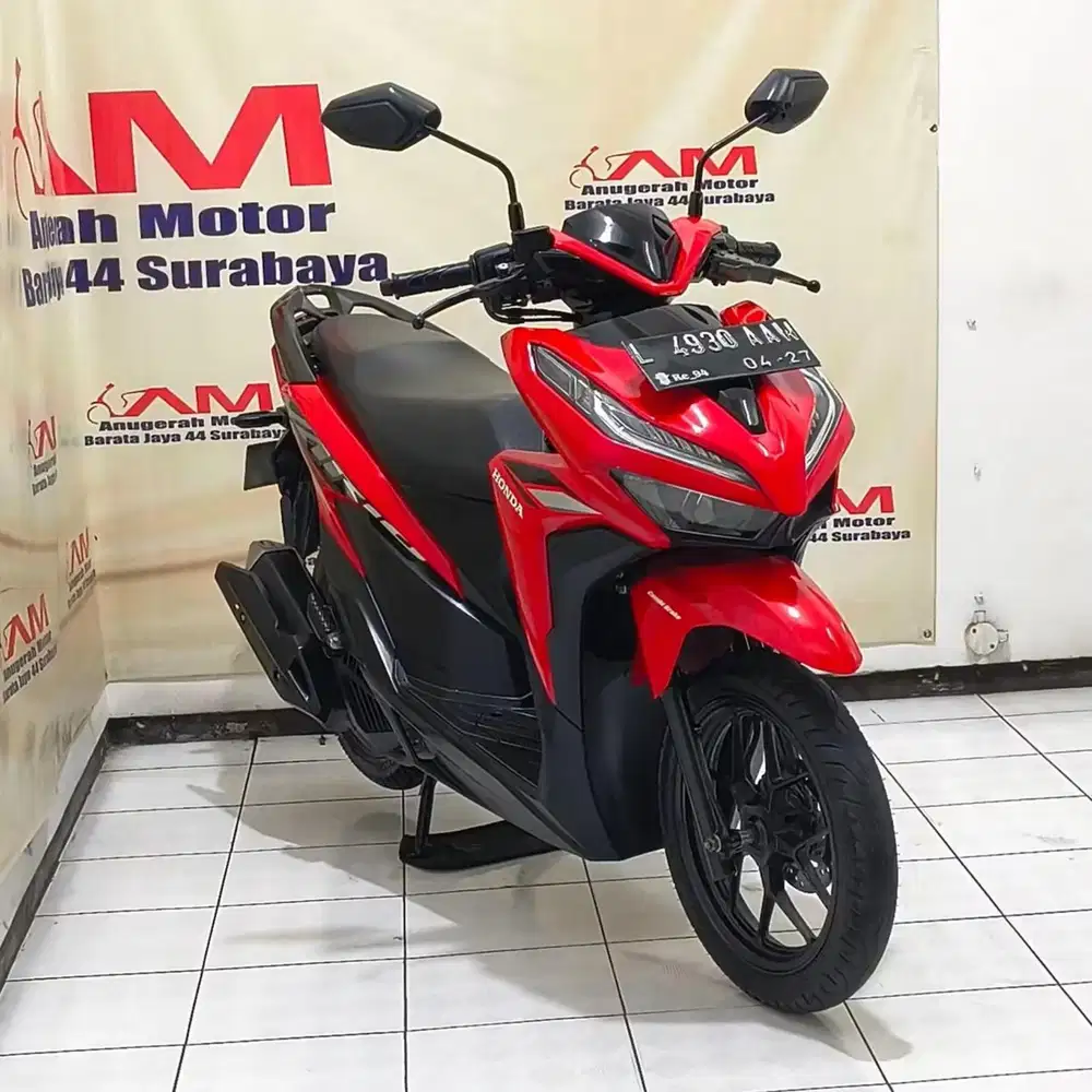 Ready Honda Vario 125 cbs Tahun 2022 warna merah glossy