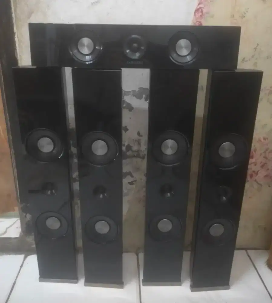 5 speaker pasif Samsung PS-DT2 , bekas home theater, mulus.