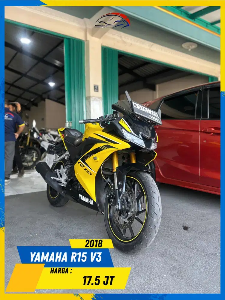 YAMAHA R15 V3 2018 MURAH BERKUALITAS HIKMAH MOTOR KEPUH MALANG