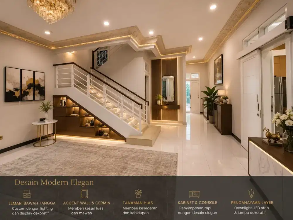 Rumah Cantik Kelapa Gading Jual Furnish Rapih Siap Huni