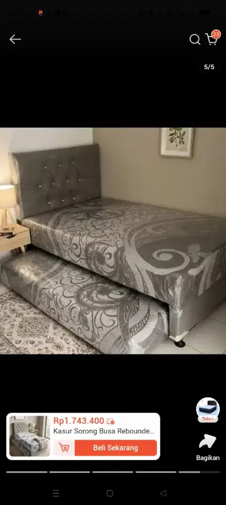 Kasur dorong bekas