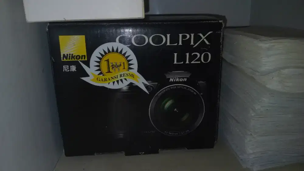 Camera digital NIKON L120 like new lengkap