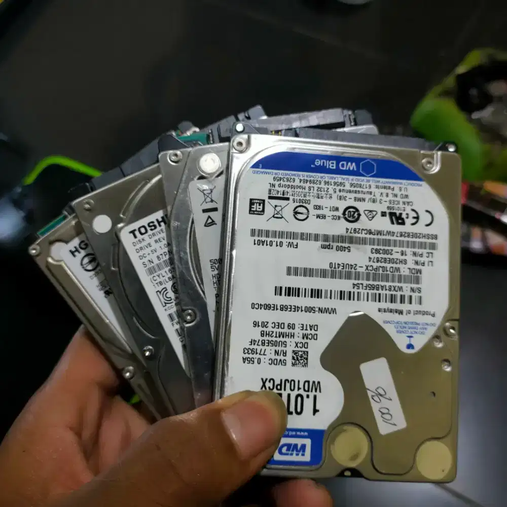 HDD Laptop 1TB Sentinel 100/100% Normal Siap Pakai