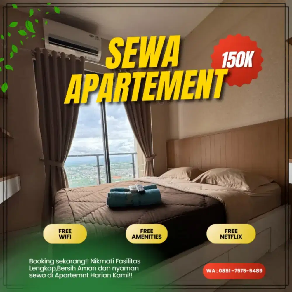 Sewa Apartemen Harian/Transit BASSURA CITY Jakarta Timur Termurah