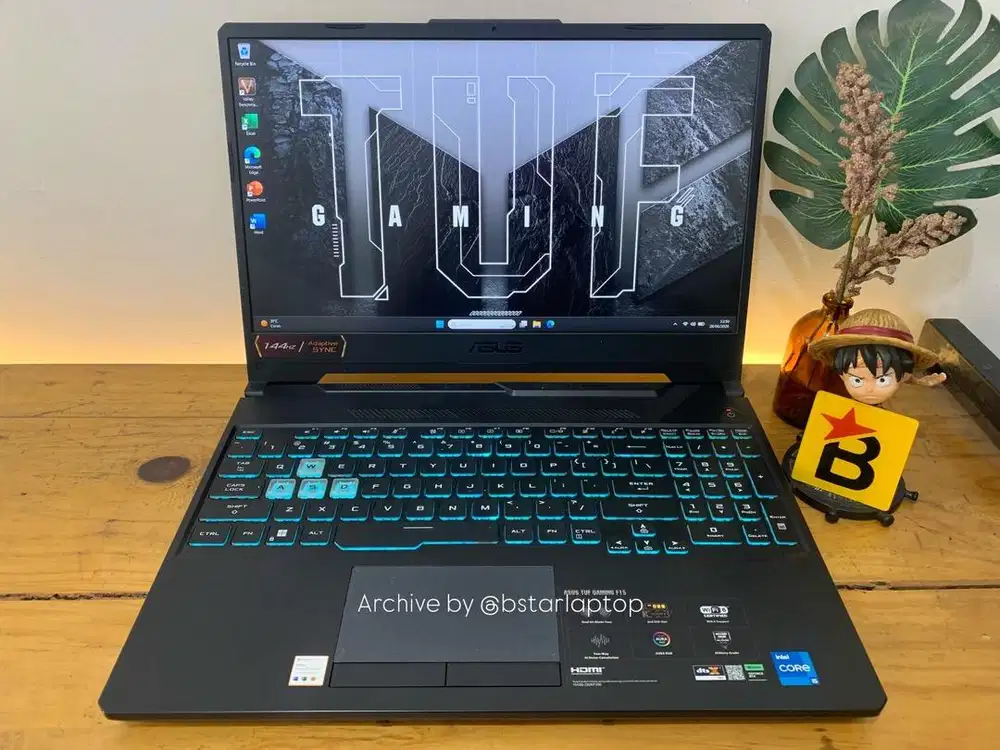 Laptop Asus Tuf Gaming F15 Core i5 gen11 Nvidia RTX 2050 4gb GDDR6